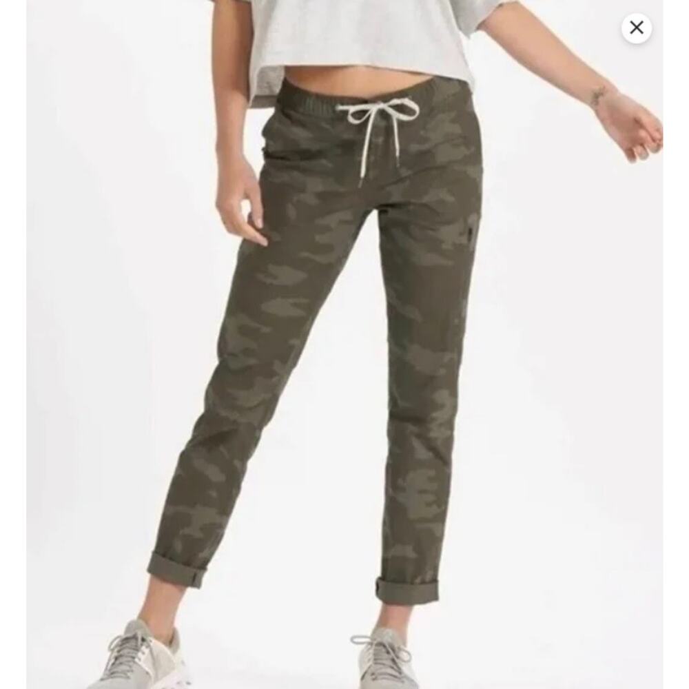 Vuori Women's Ripstop Oregano Camo Camouflage Cotton Pants Sz S - Picture 7 of 8